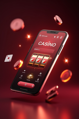 Smartfon z aplikacją Energy Casino